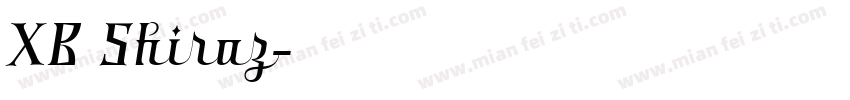 XB Shiraz字体转换